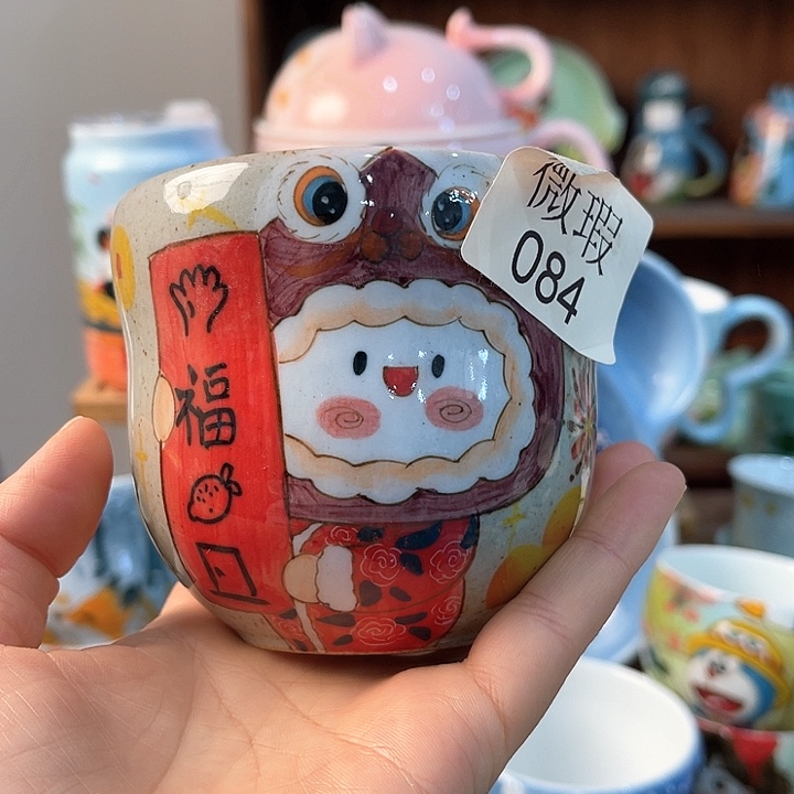 陶景德镇釉下手绘陶瓷 
