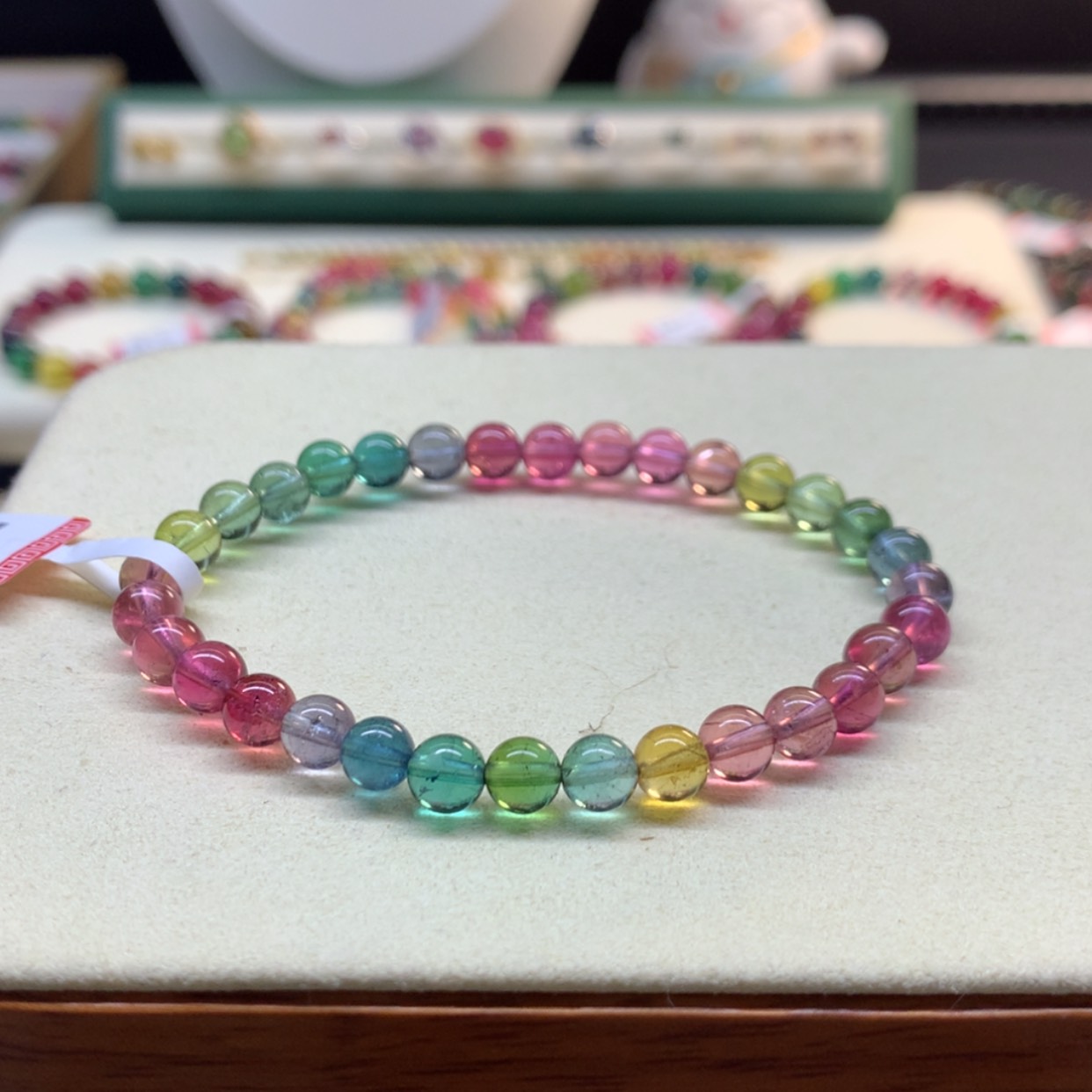 【闪购商品】碧玺手链未镶嵌碧玺5.8mm
