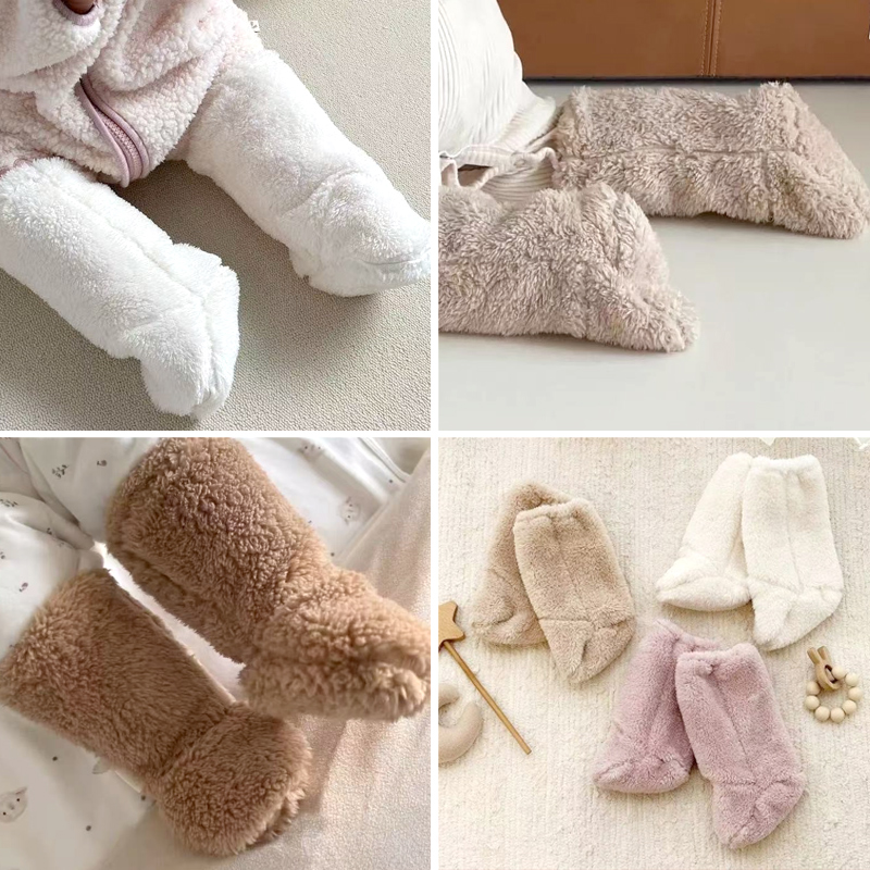 婴儿袜套学步鞋宝宝袜裤搭配