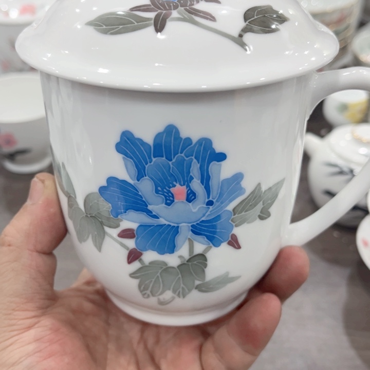 壶吖*雅釉下五彩的瓷器和瓷器