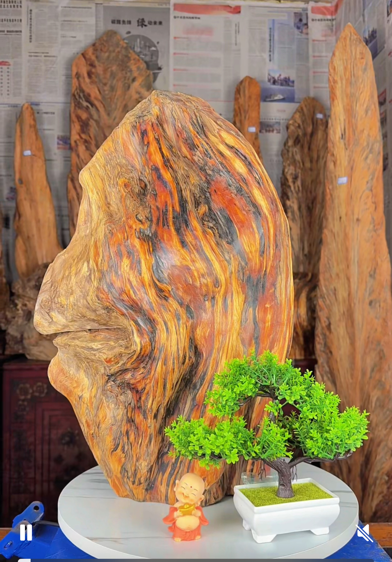 琥珀木家居摆件天然造型