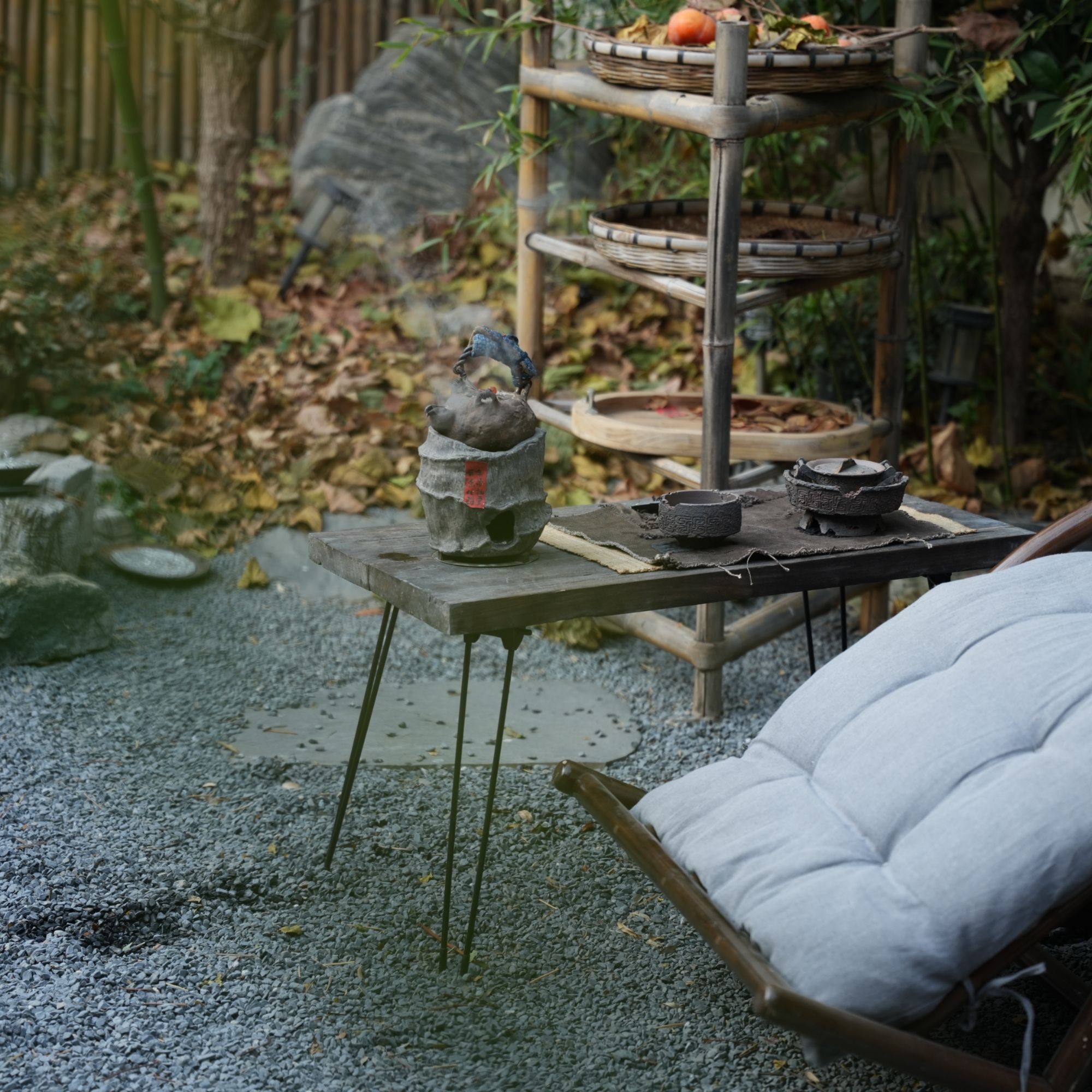 柿间浅憩    户外桌*茶桌（80*40）茶道零配