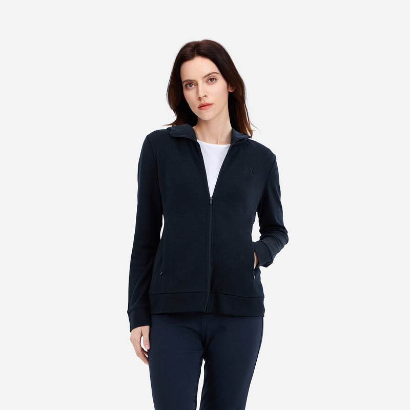 【新款上新】AIGLE艾高秋季休闲时尚羊毛混纺按扣外套女BY91