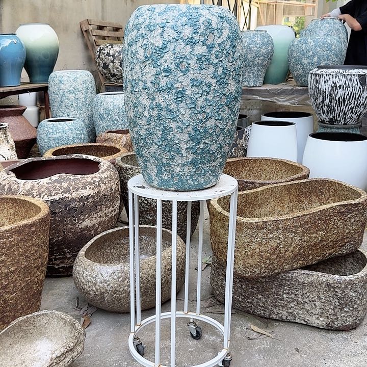 紫砂花盆高度45口径20