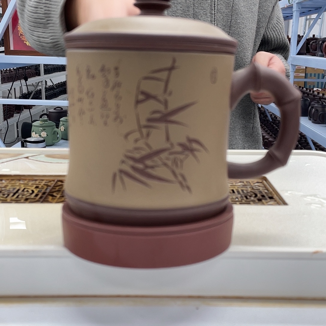 紫砂茶杯紫砂盖杯