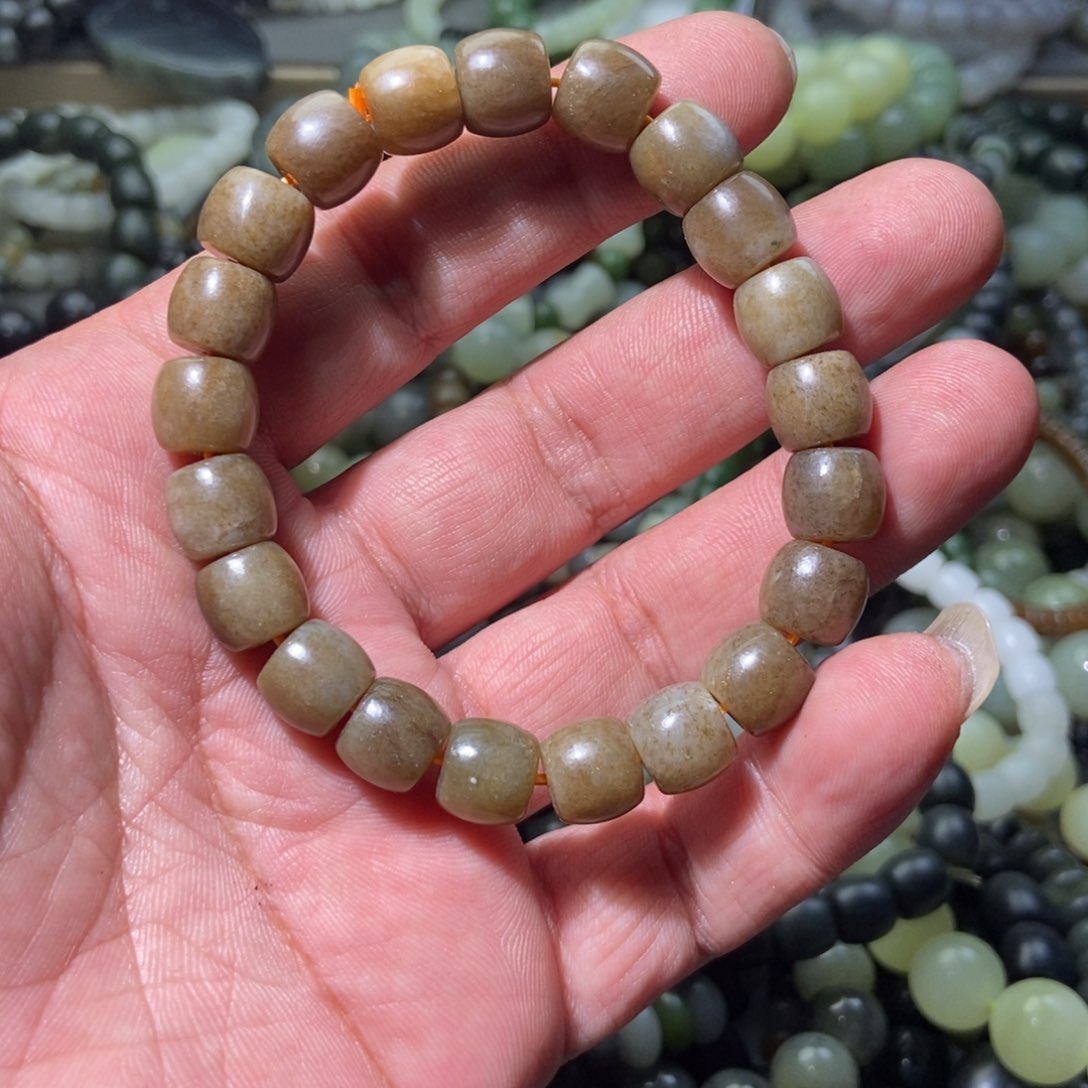 和田玉手链未镶嵌