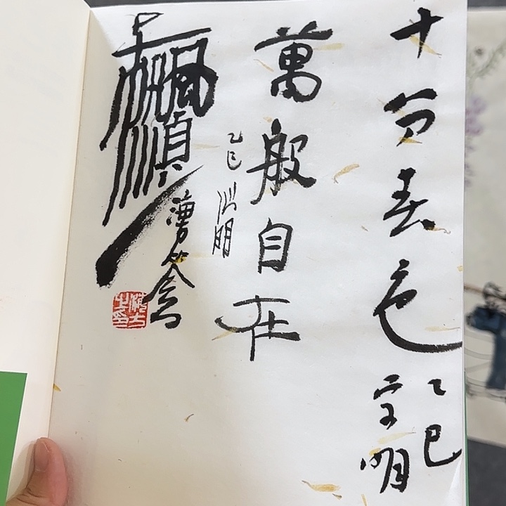 陌***锦书法春色如许画展画册三人