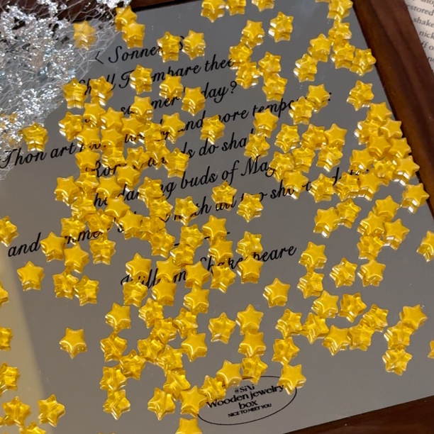 墨鱼家手工串珠配件diy k10星星配件12月19号