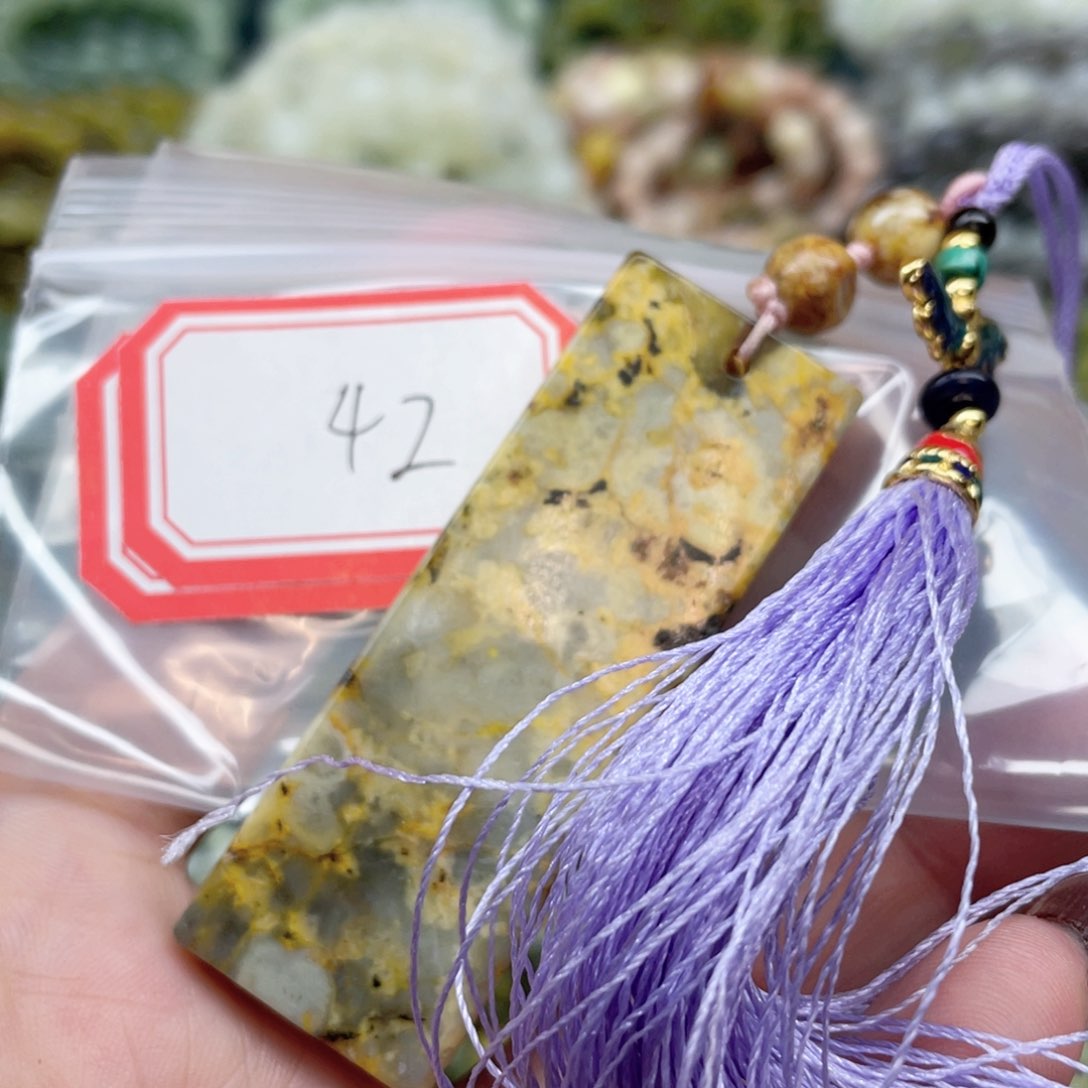 未镶嵌蛇纹石玉手串