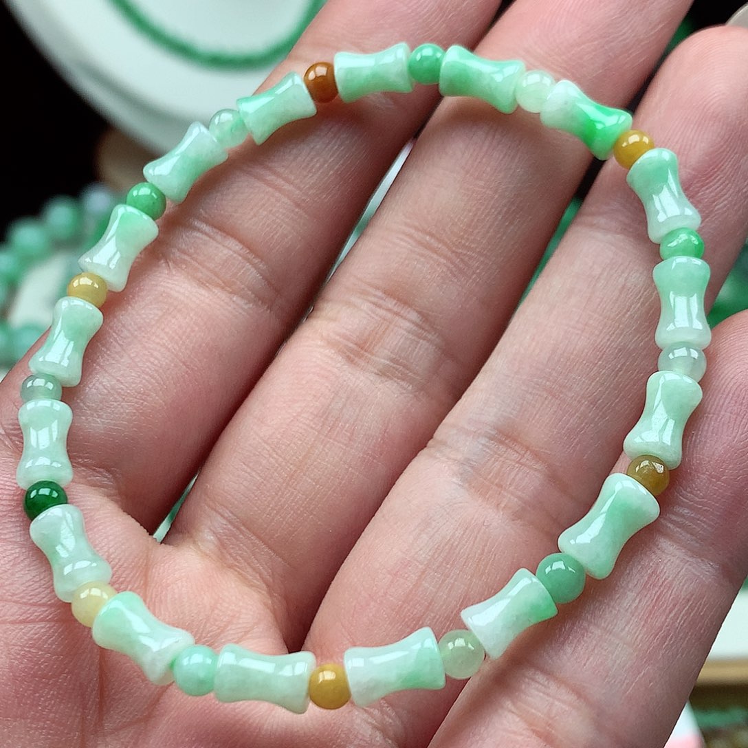 未镶嵌手链翡翠翡翠