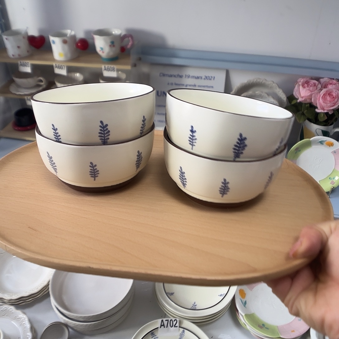 瓷片瑕疵特价陶瓷米饭碗