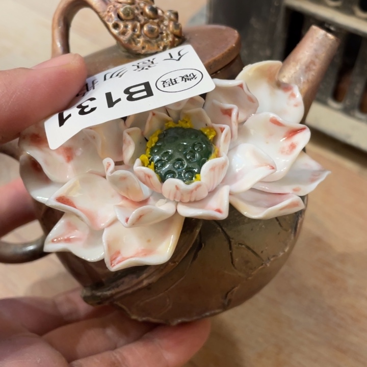 手工制作陶瓷茶具茶杯青蛙