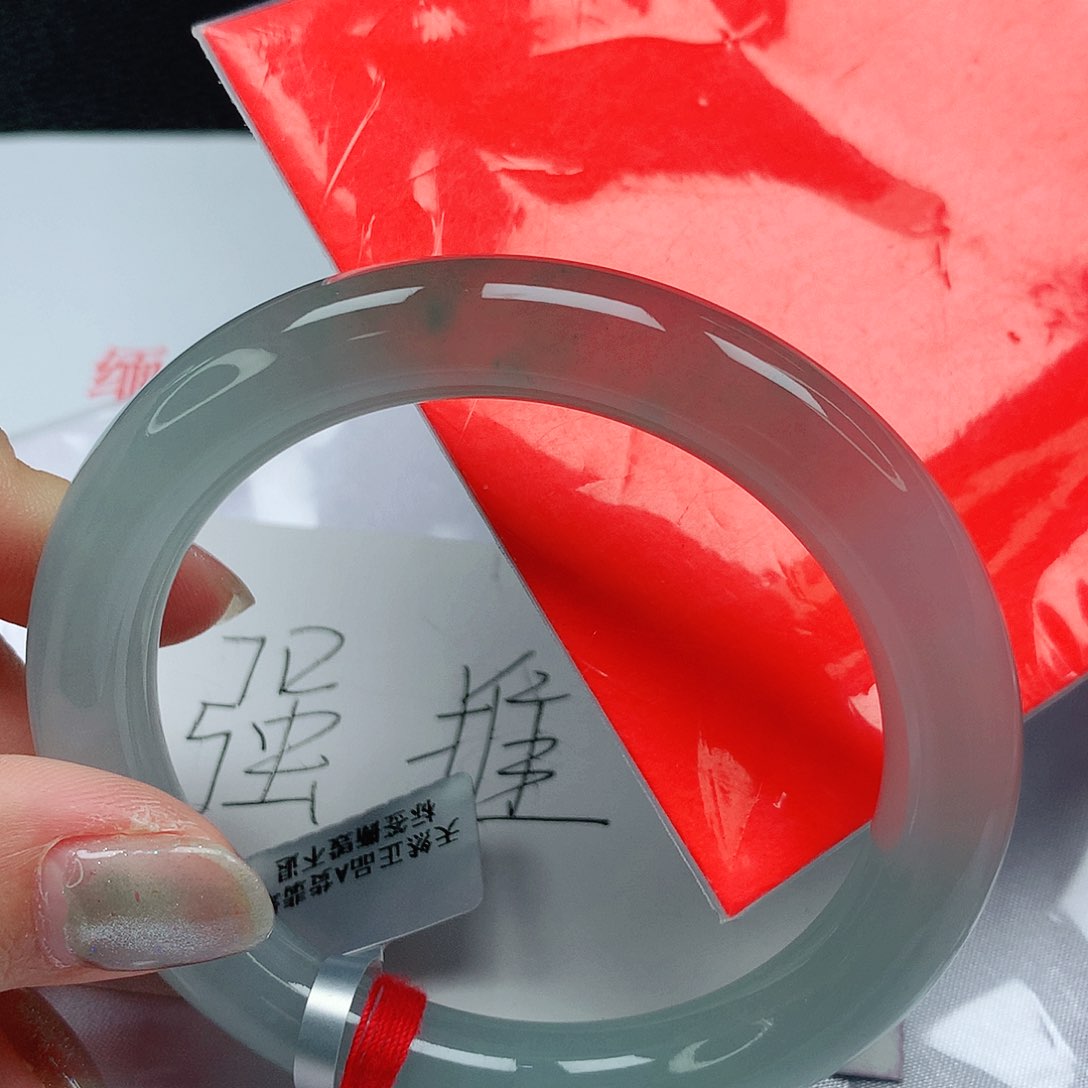翡翠手镯未镶嵌57圈缅甸天然A货