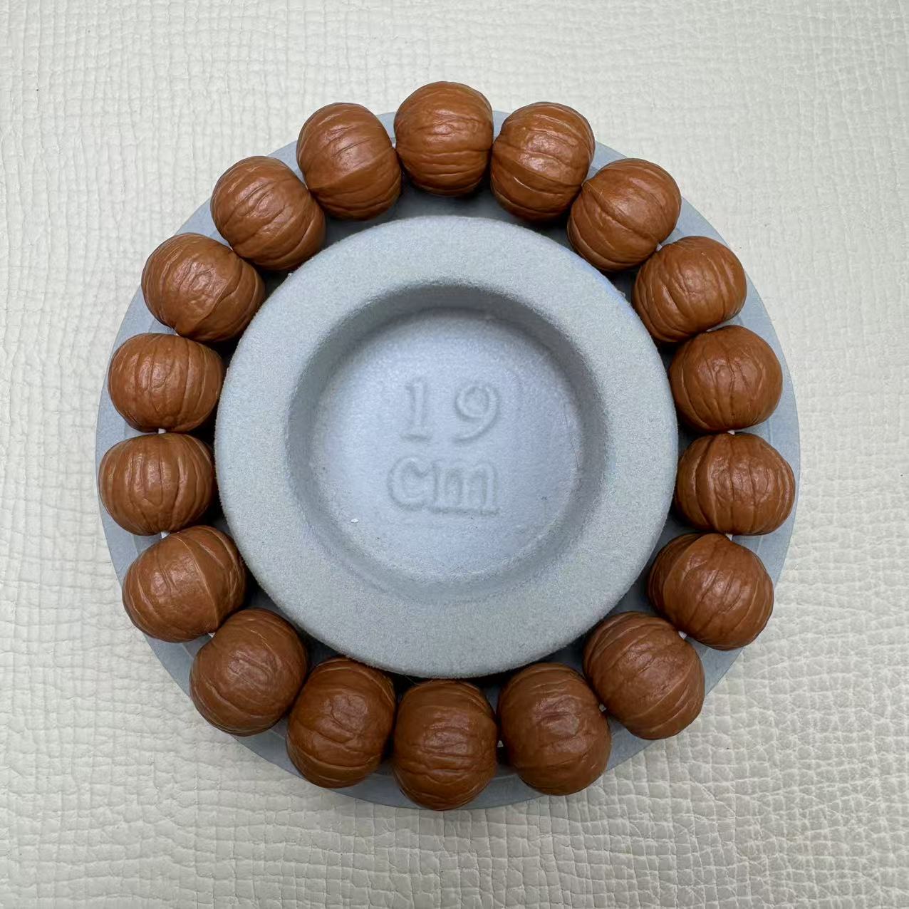 【盛圆·南瓜】全品无暇原皮原色原生态猴头核桃手串