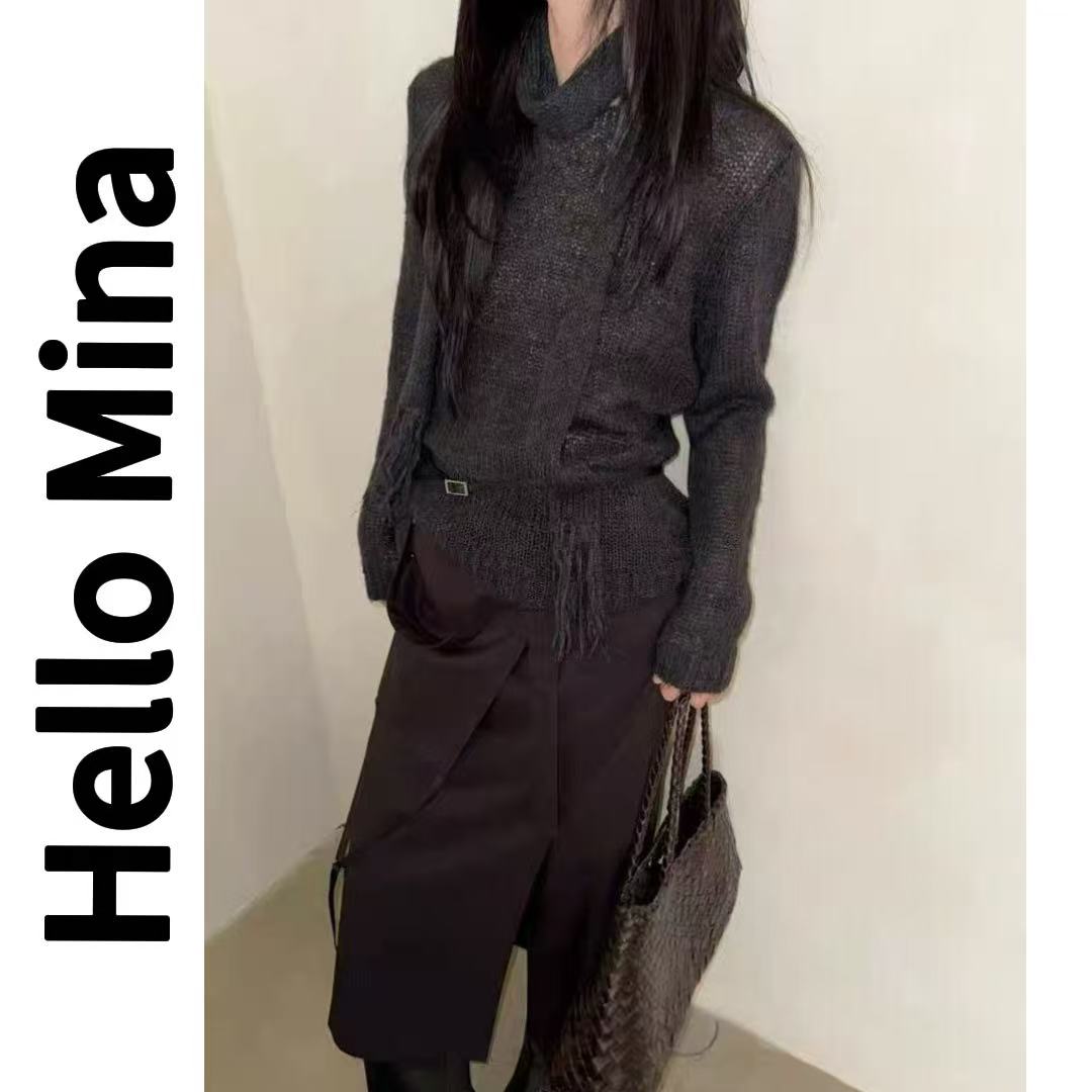 111欧洲站百搭针织衫