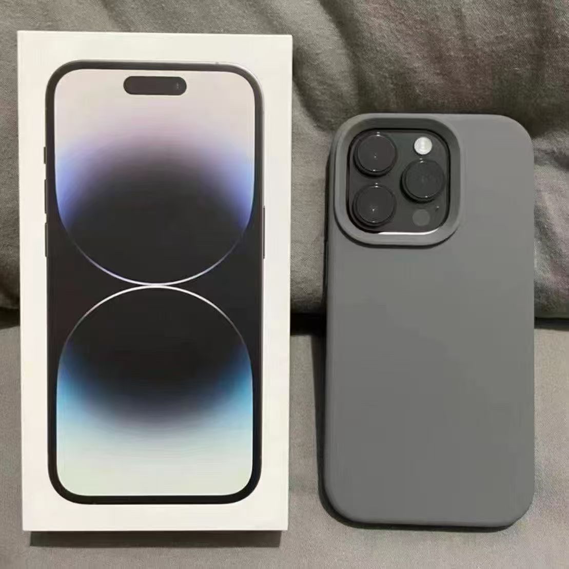 适用苹果多种机型手机壳纯色肤感液态硅胶防摔