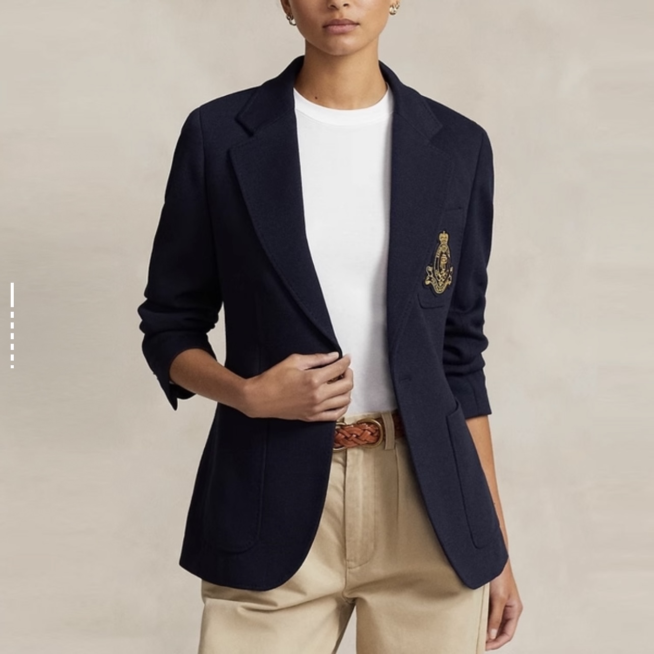 未使用 Ralph Lauren/拉夫劳伦 徽标时尚英伦风西装 211910133001