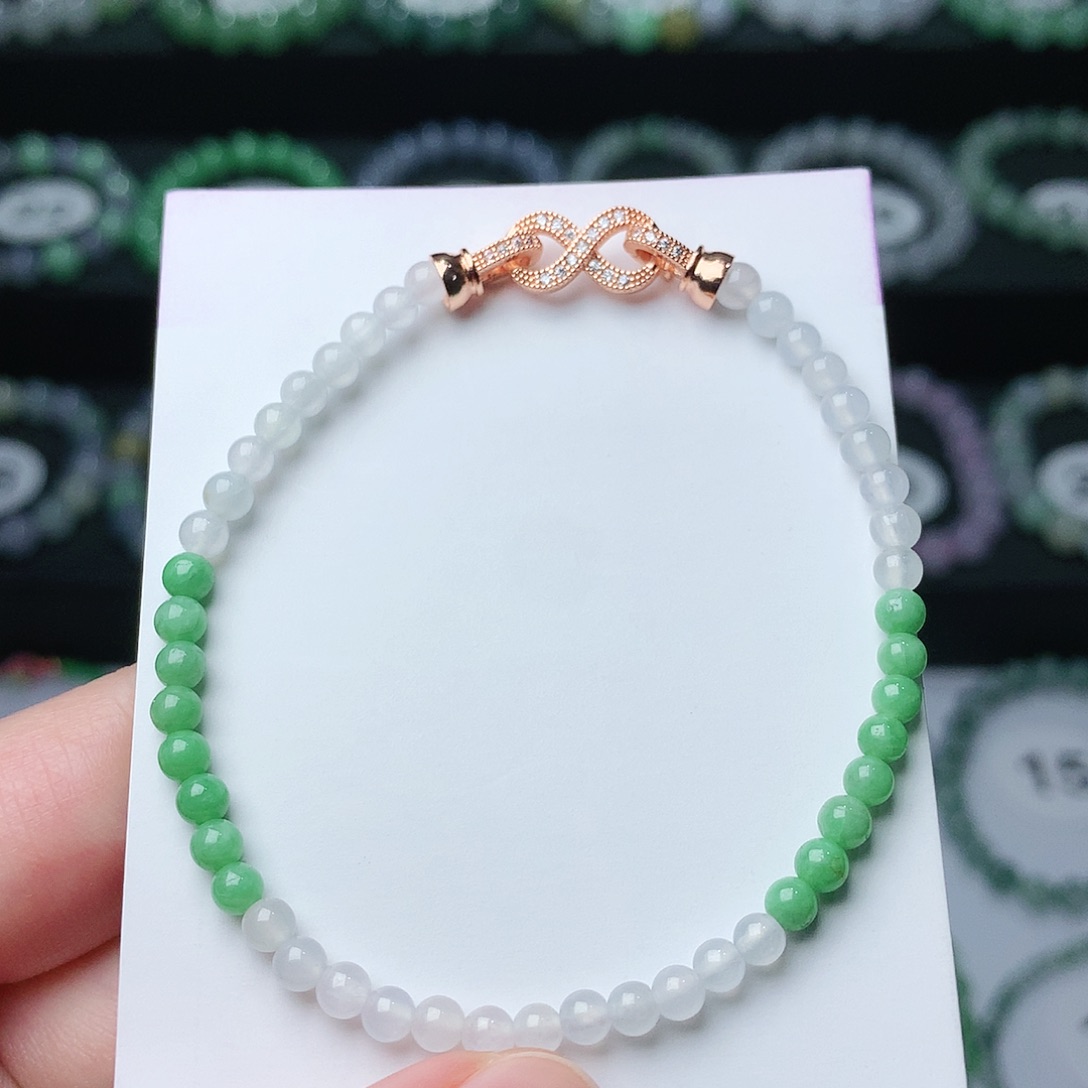 翡翠手链未镶嵌翡翠