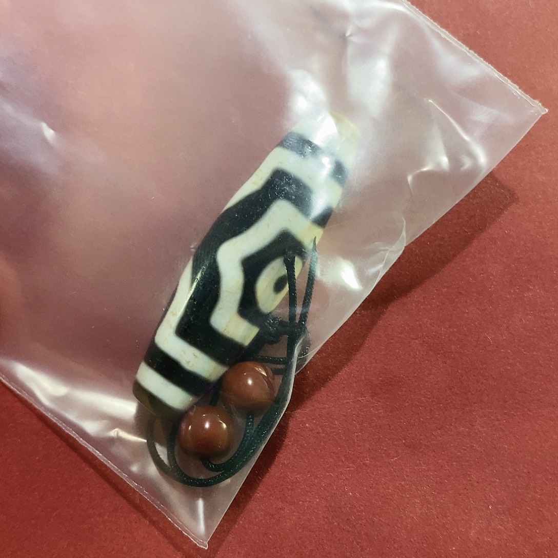 一***人玛瑙/玉髓未镶嵌颈饰行运臻品顶料三眼