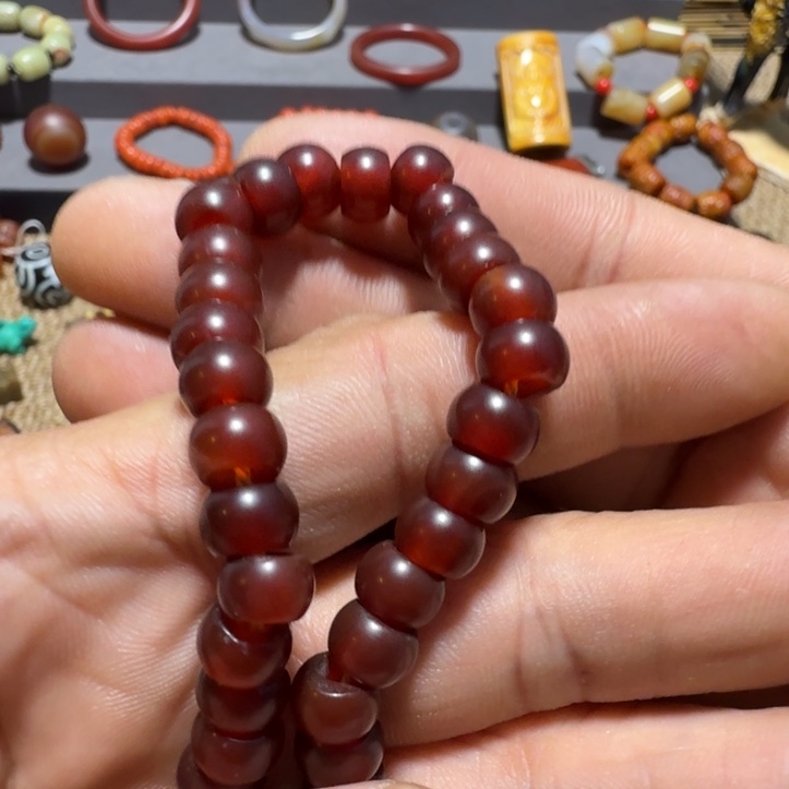 糖***酥陶珠子手串珠子手串