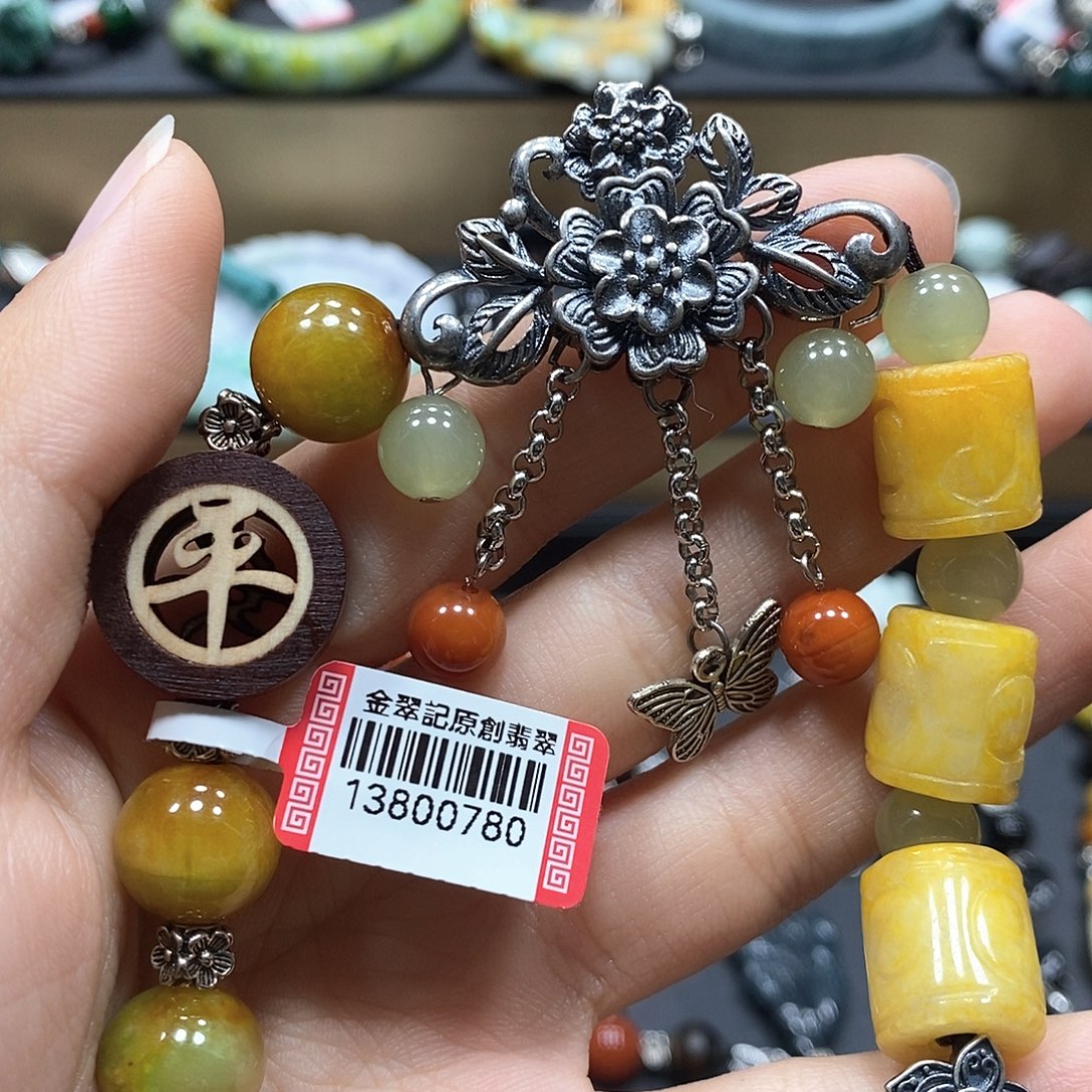 翡翠未镶嵌手链手链