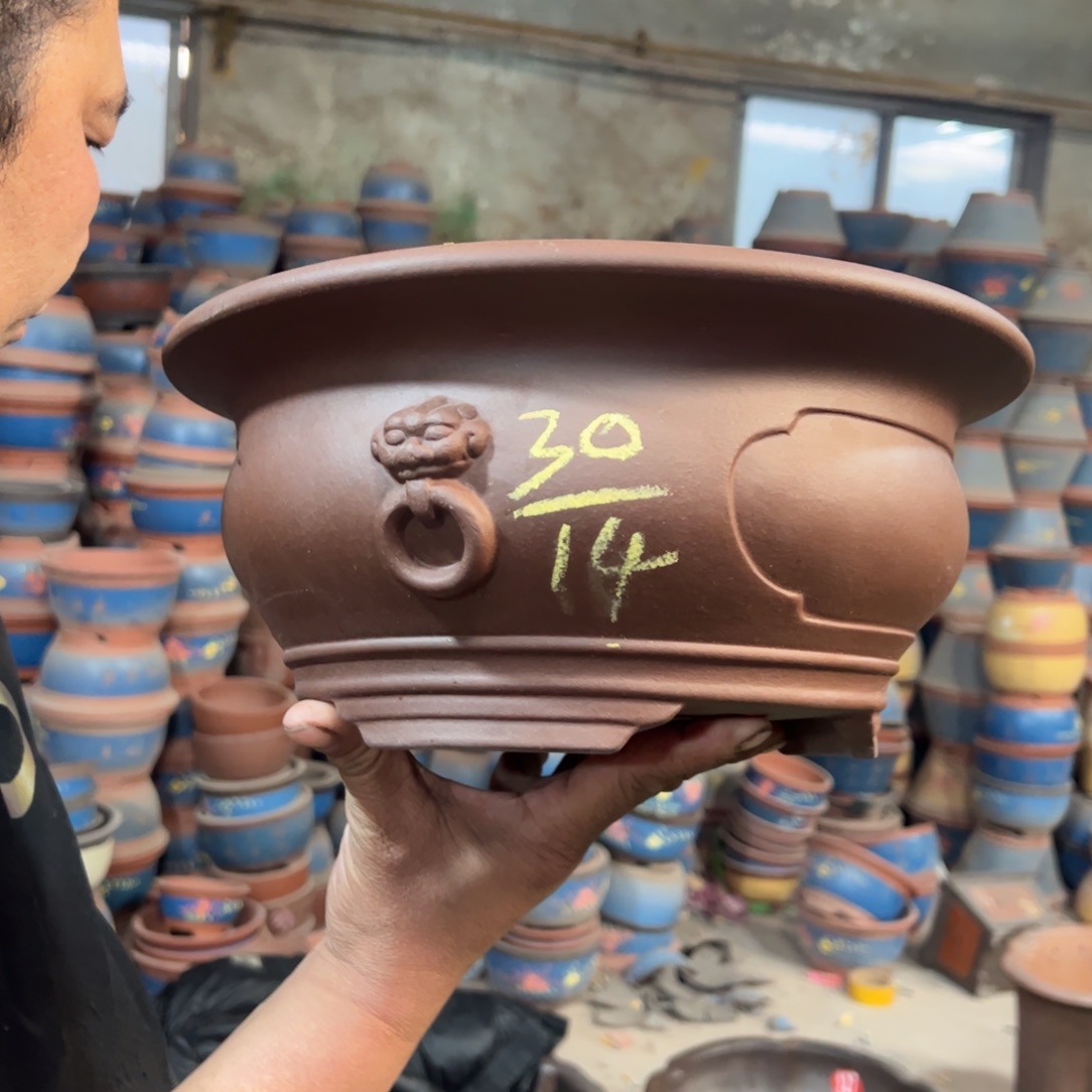 紫砂花盆紫砂花盆