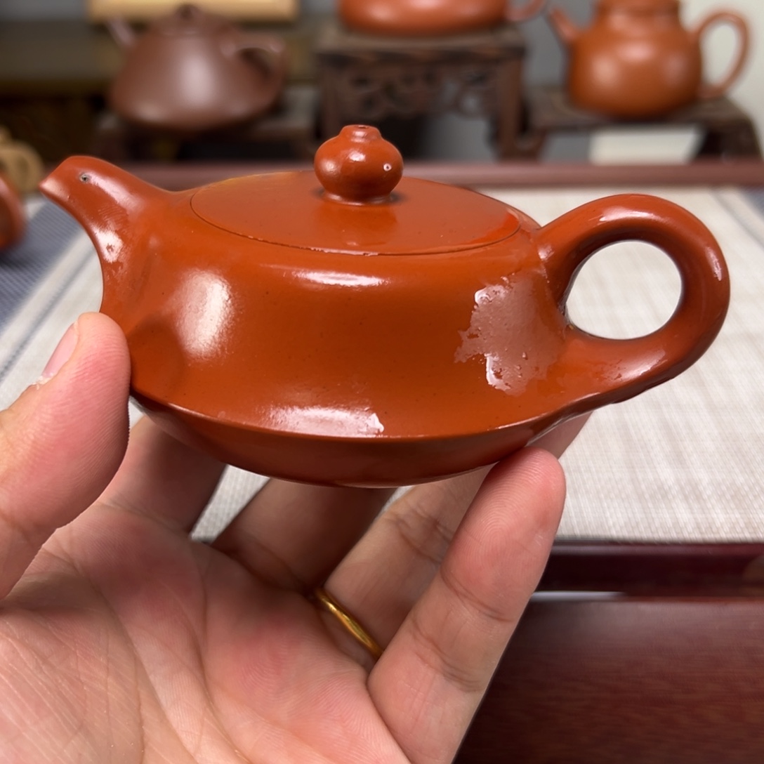 壶紫砂微瑕茶壶款