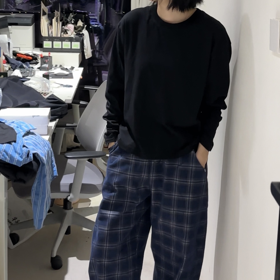 DAB纯色柔软慵懒风百搭T恤 Q271