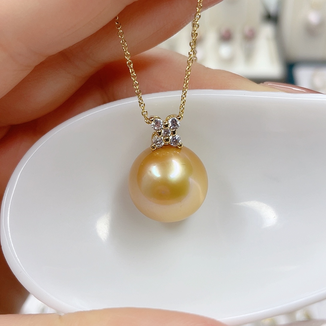 淡水珍珠合金吊坠(赠链)