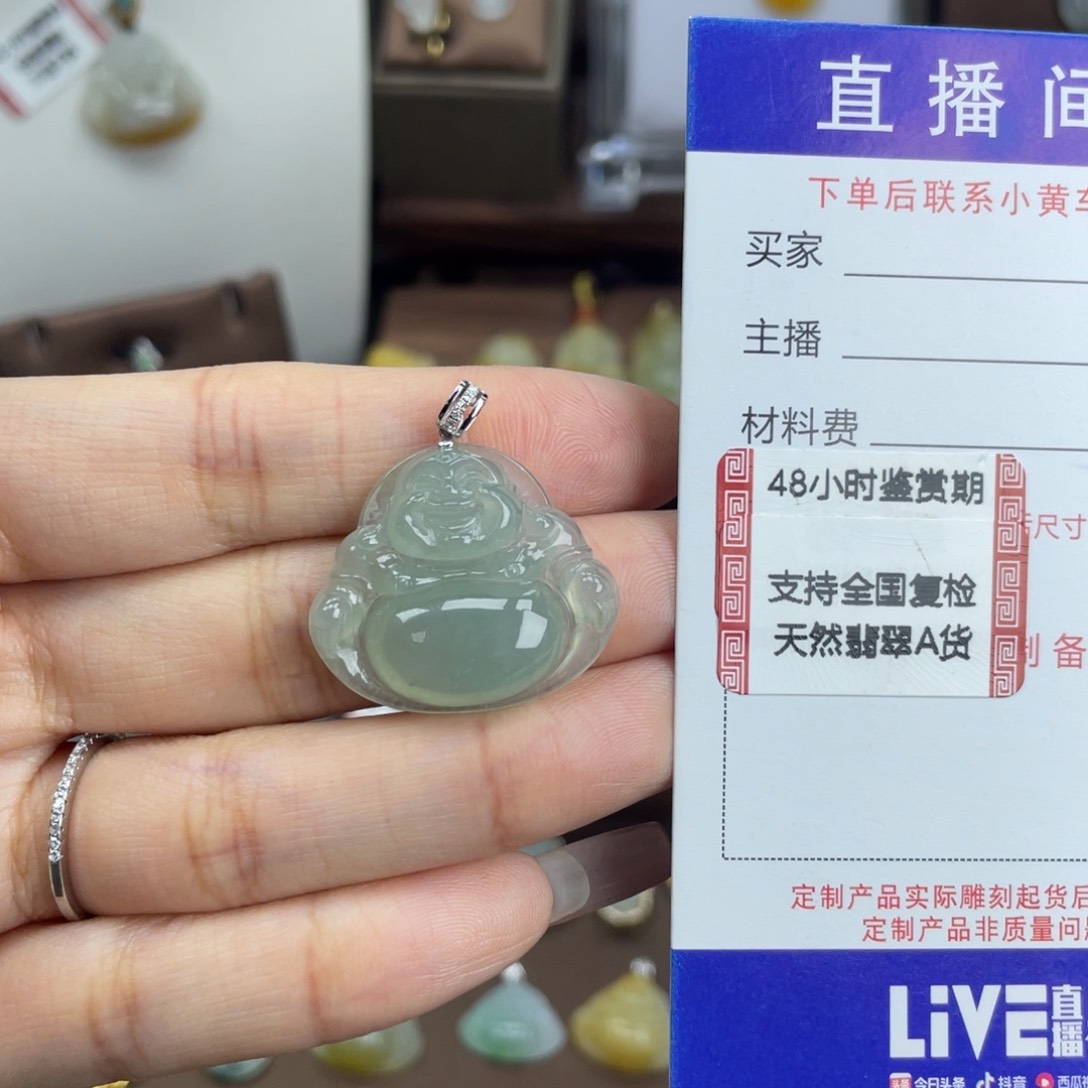 翡翠颈饰未镶嵌晴水