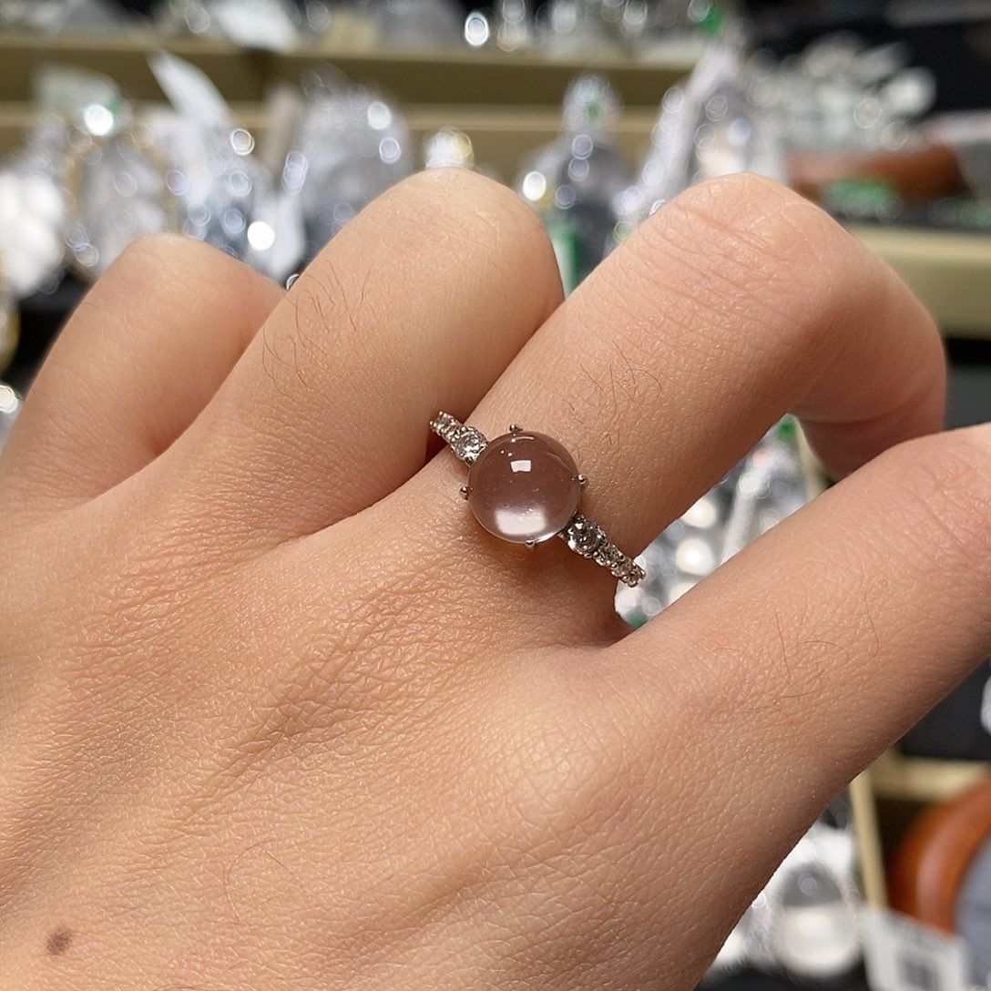 石英质玉颈饰银S925镶嵌?****r琳@@A000063