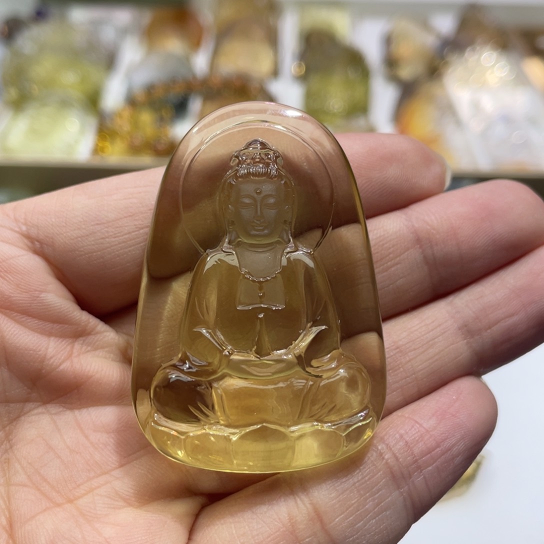 水晶颈饰未镶嵌定制