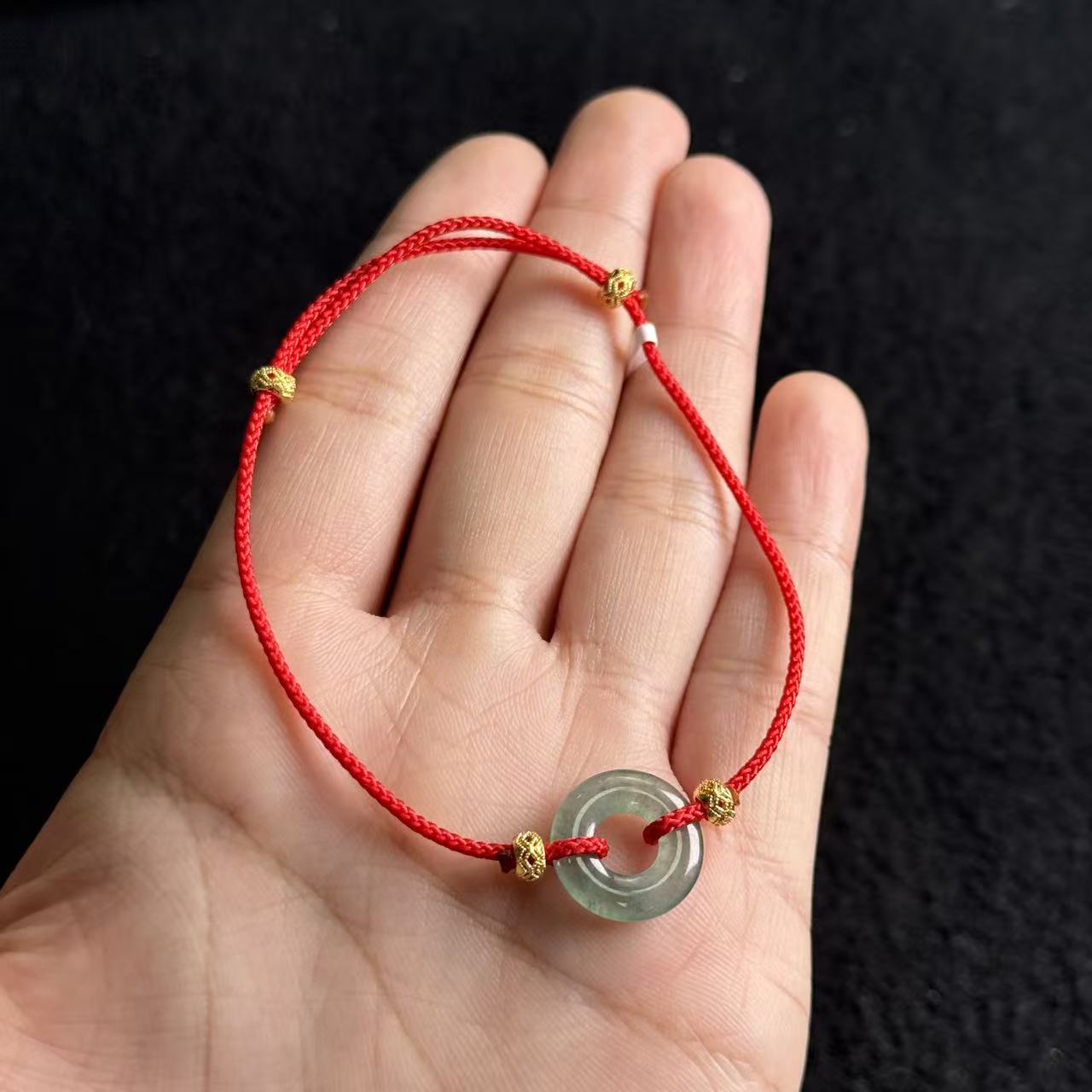 翡翠手绳，约14*2mm，多样性发货-B冰，B8251