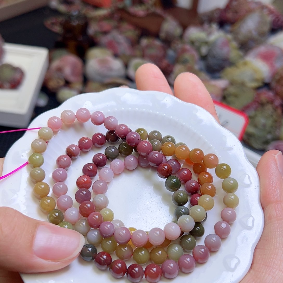 玛瑙/玉髓手串未镶嵌用****7手串