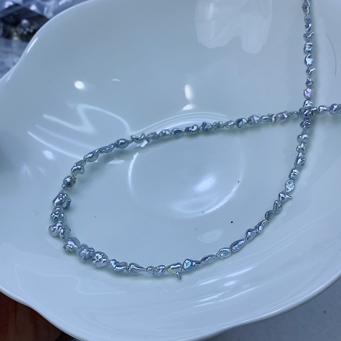 海水珍珠颈饰银S925镶嵌