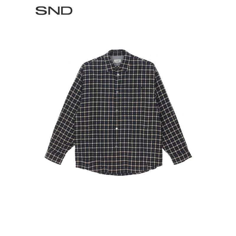 【ETHOR 设计师品牌】SND AW25 格纹贴袋衬衣女款