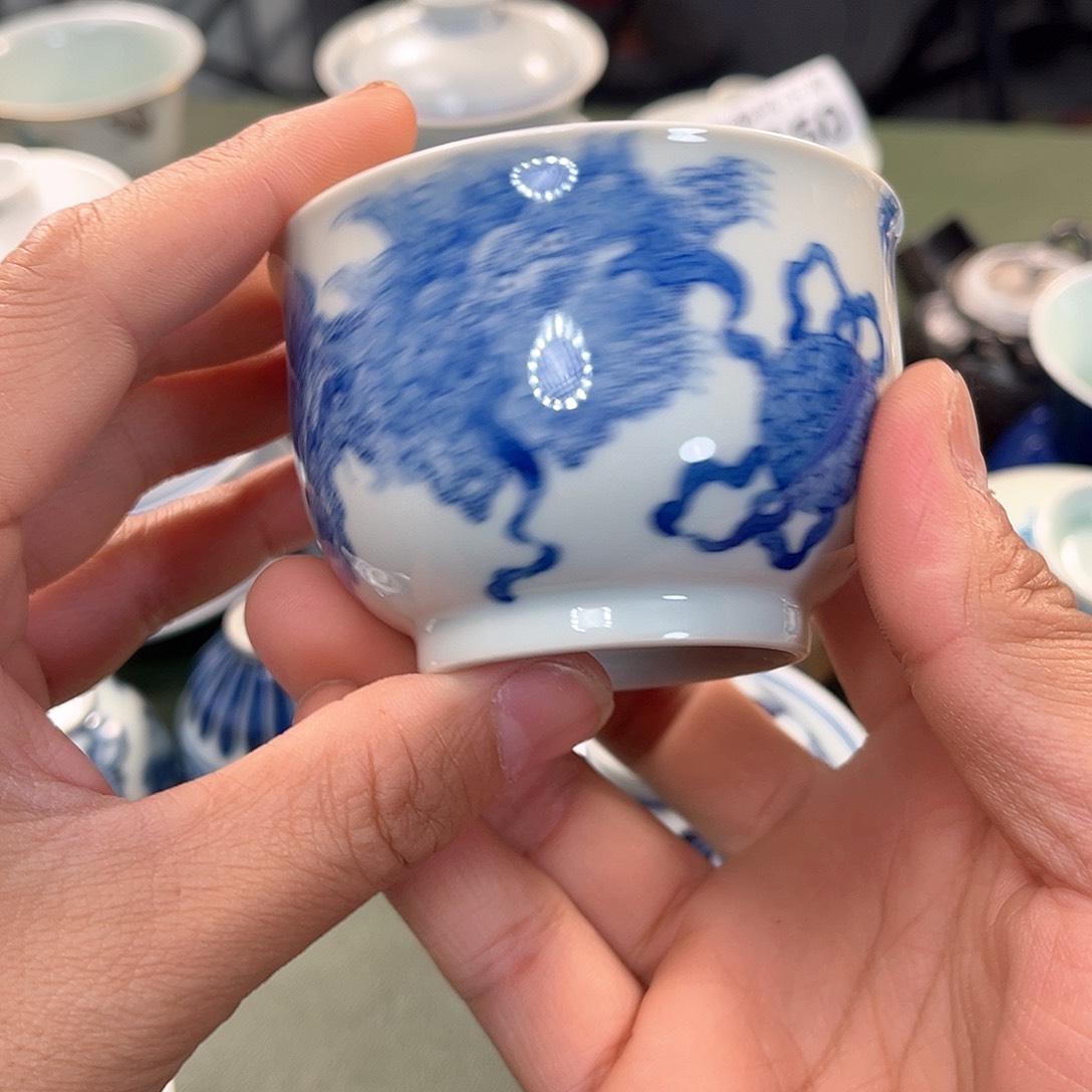 杯青花瓷器青花瓷器