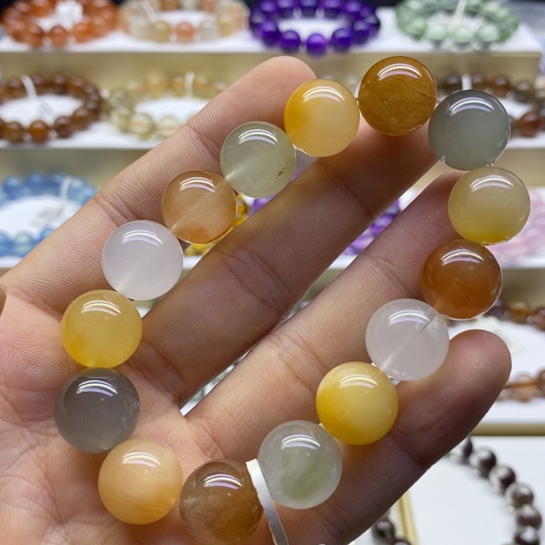 水晶手链未镶嵌纯天然