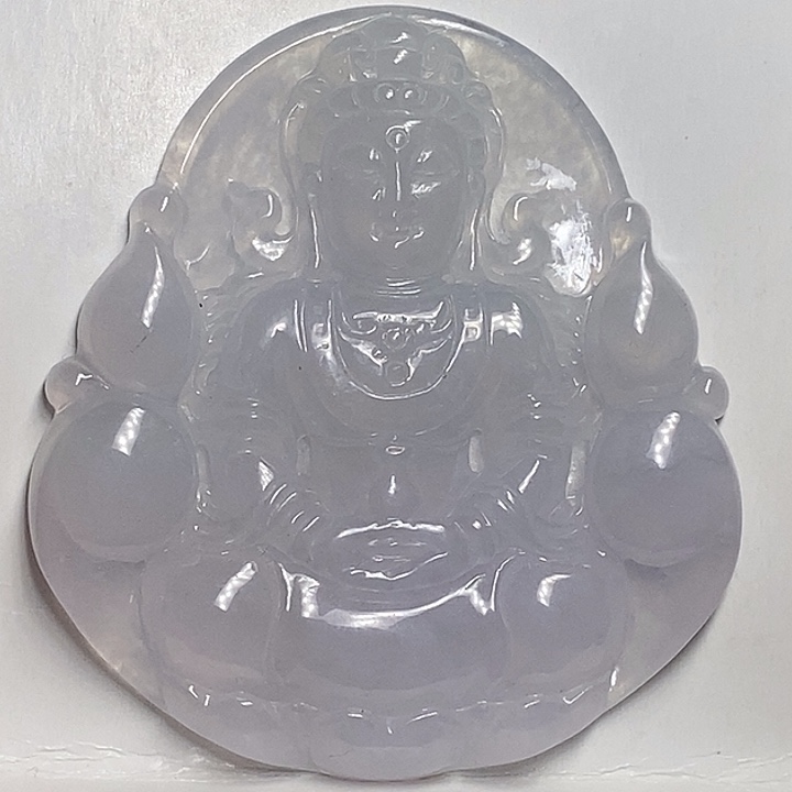 翡翠未镶嵌颈饰冰种观音