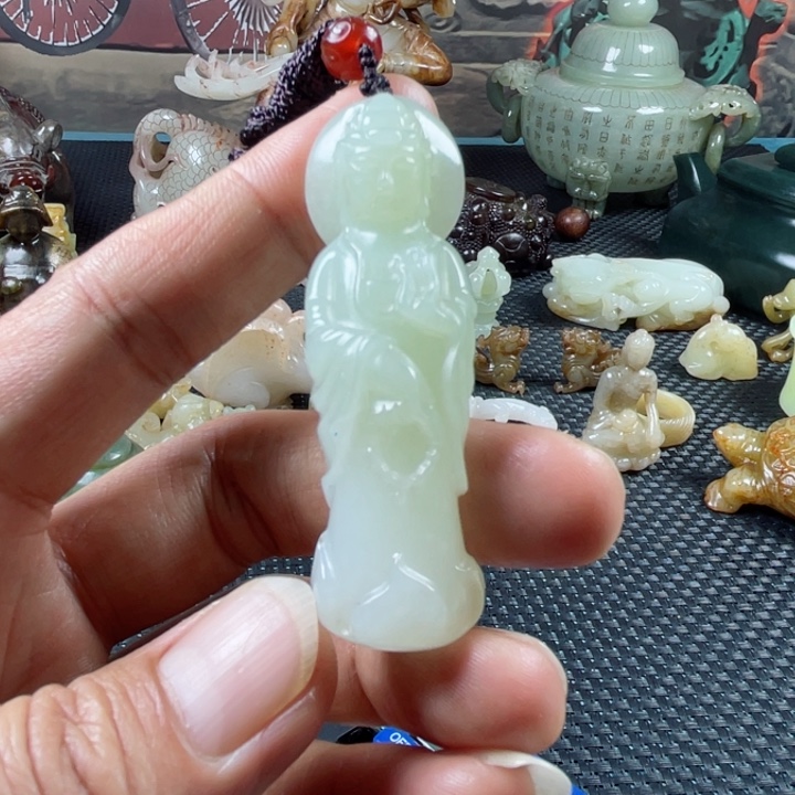 和田玉颈饰未镶嵌安*