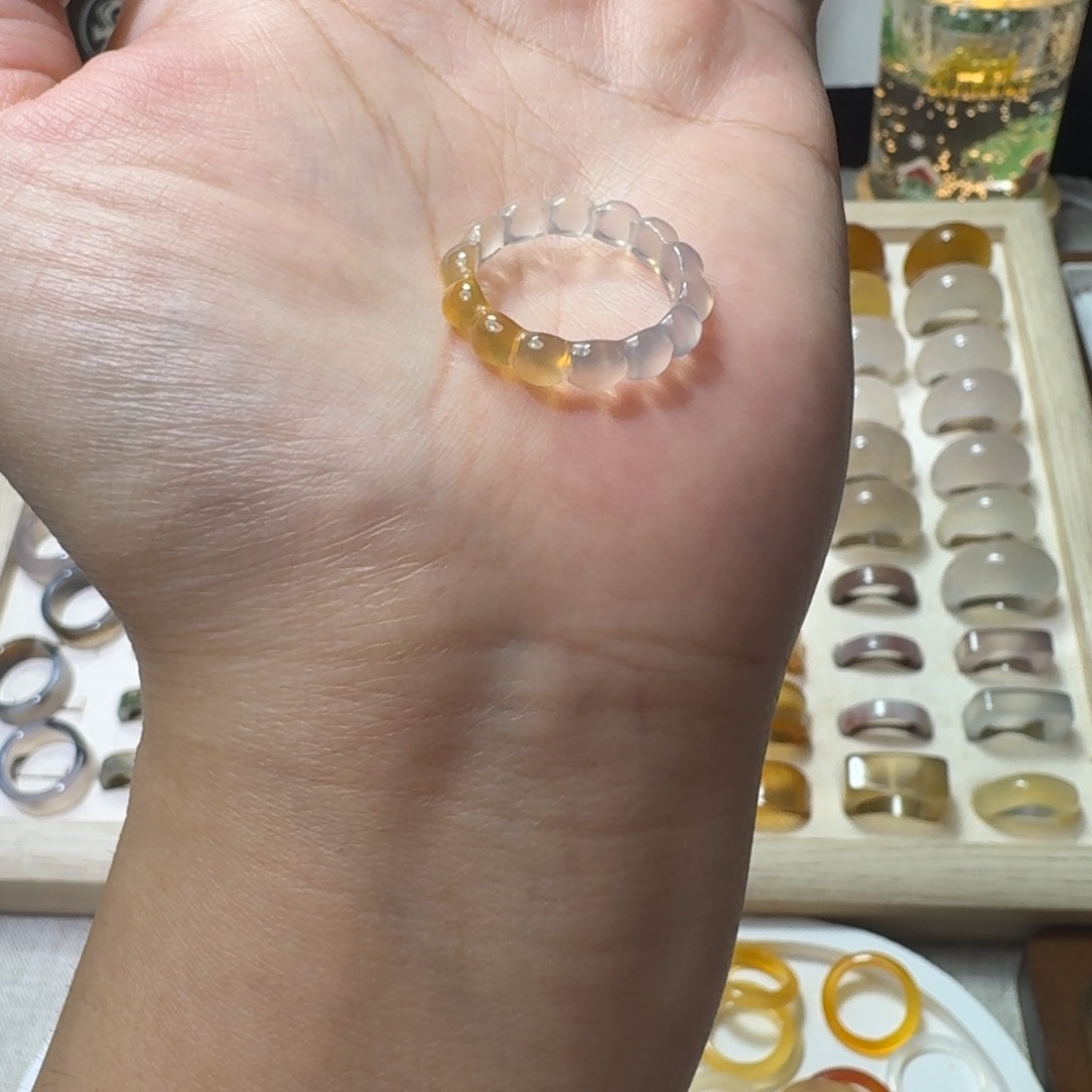 合金戒指玛瑙/玉髓800港15卡17.2
