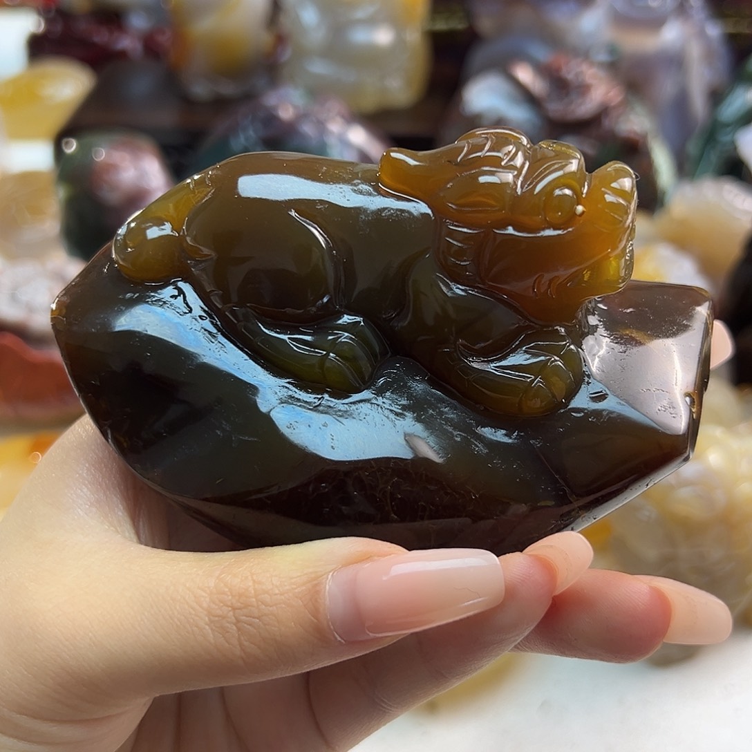 玛瑙/玉髓合金颈饰