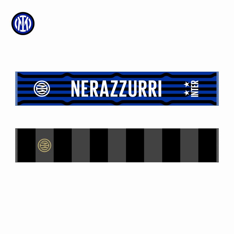 FCIM/国际米兰足球俱乐部秋冬保暖毛绒围巾
