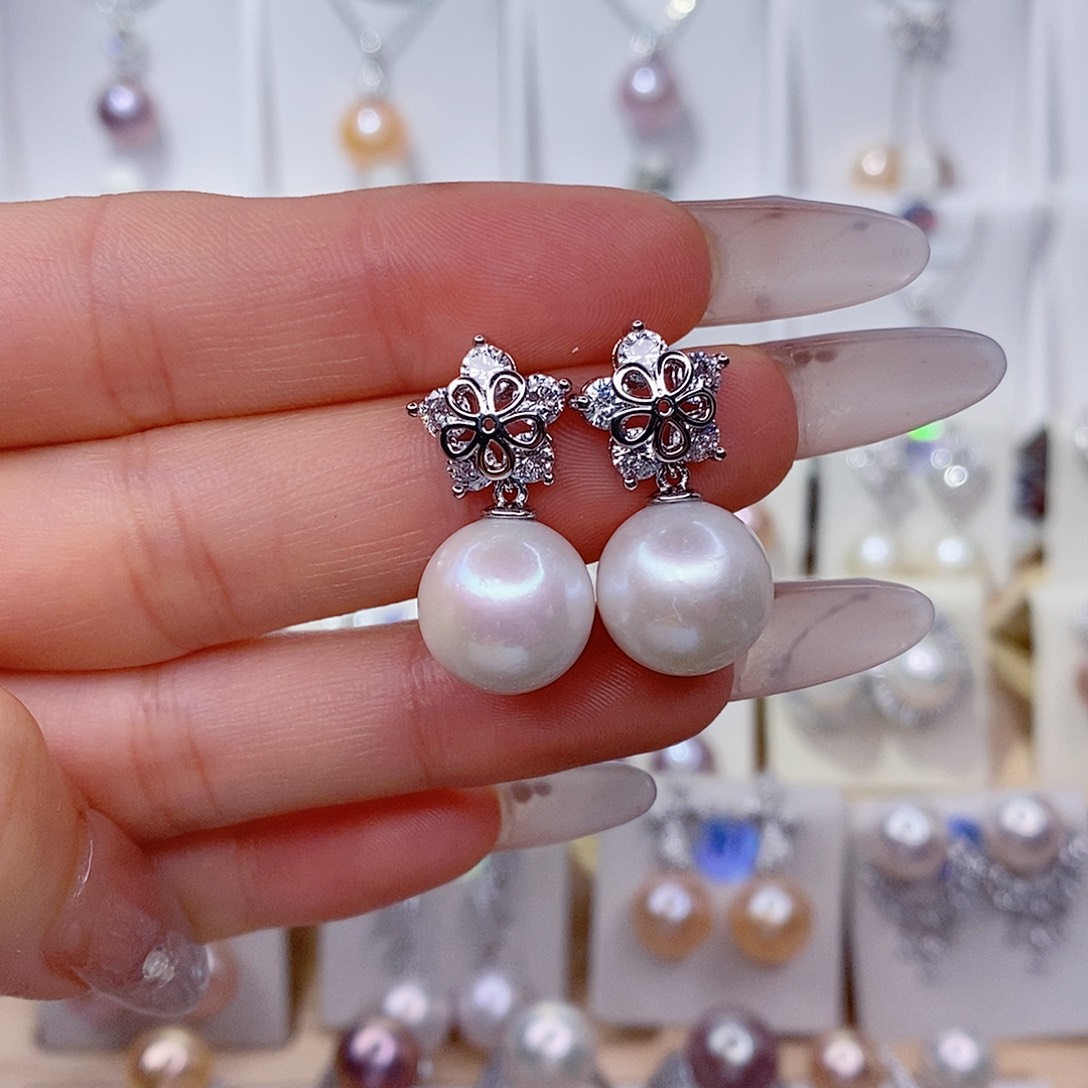 耳饰未镶嵌淡水珍珠12➕