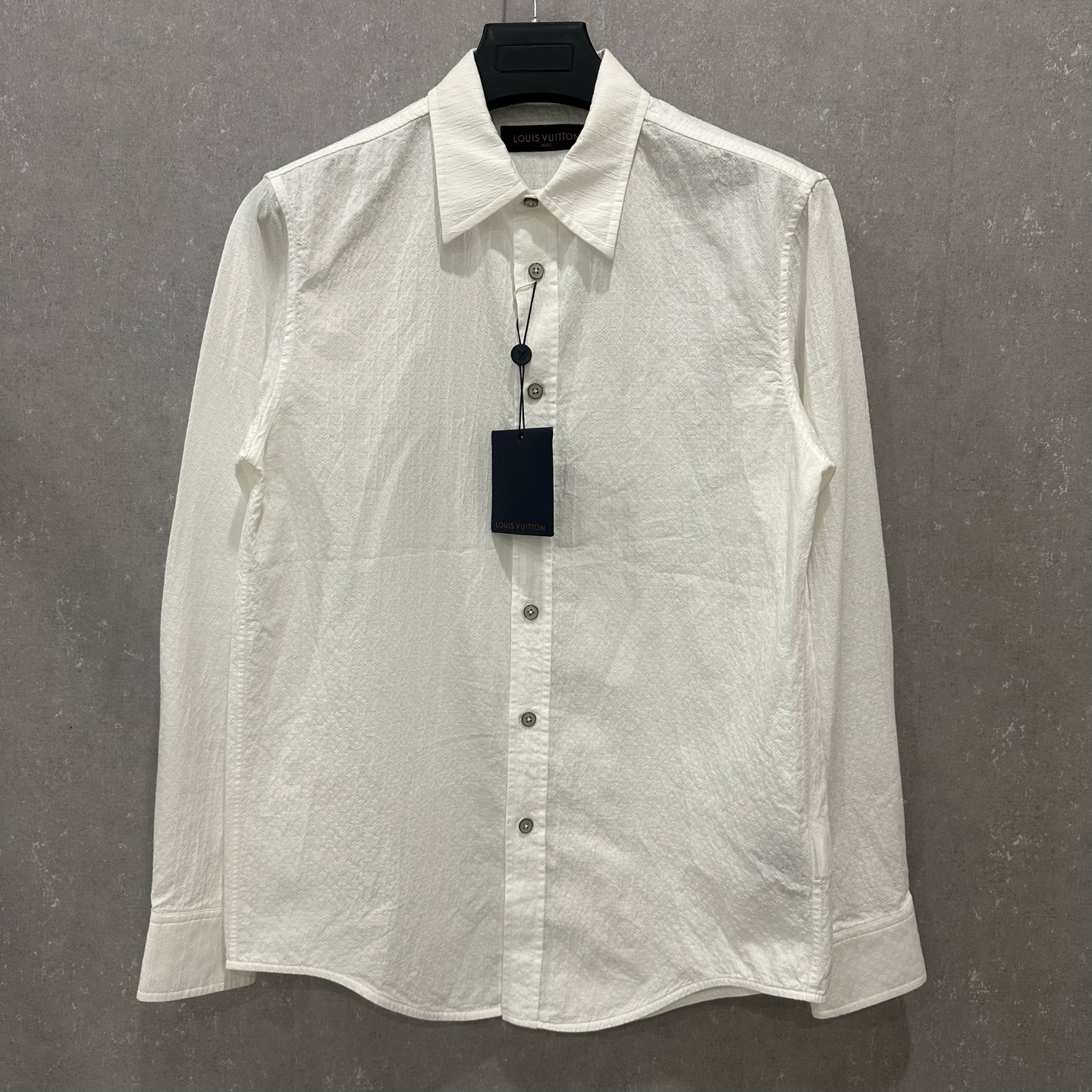 未使用 LouisVuitton/路易威登 菲董联名满印logo衬衫 S码 007138