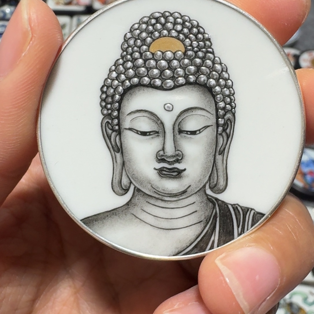 郭***壁瓷片精品挂件一个