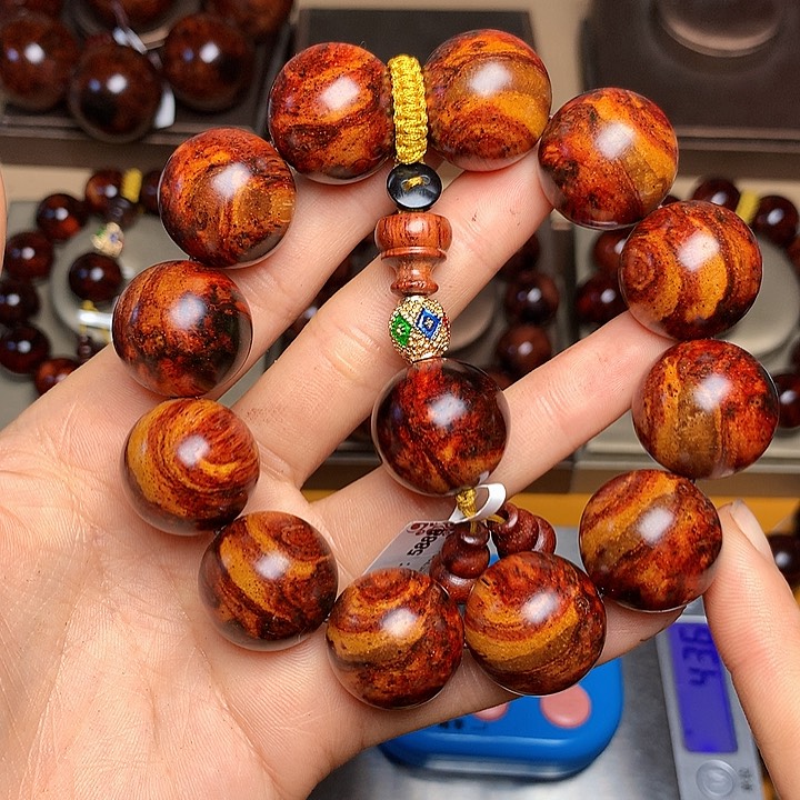 花梨木类手串/手链不*老挝花梨风化料土埋料2.0