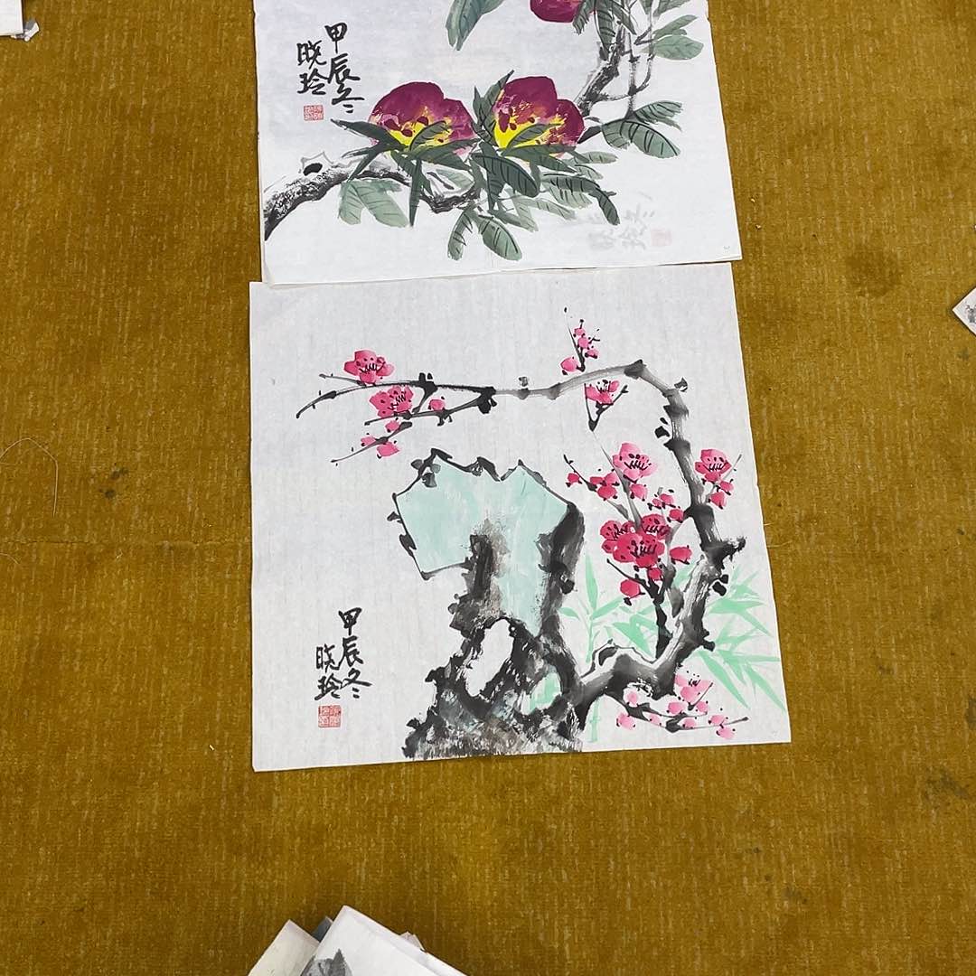 国画绘画作品晓玲66666