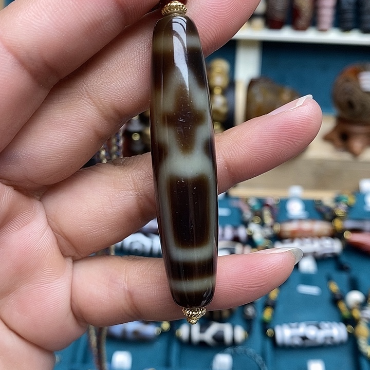 玛瑙/玉髓合金颈饰