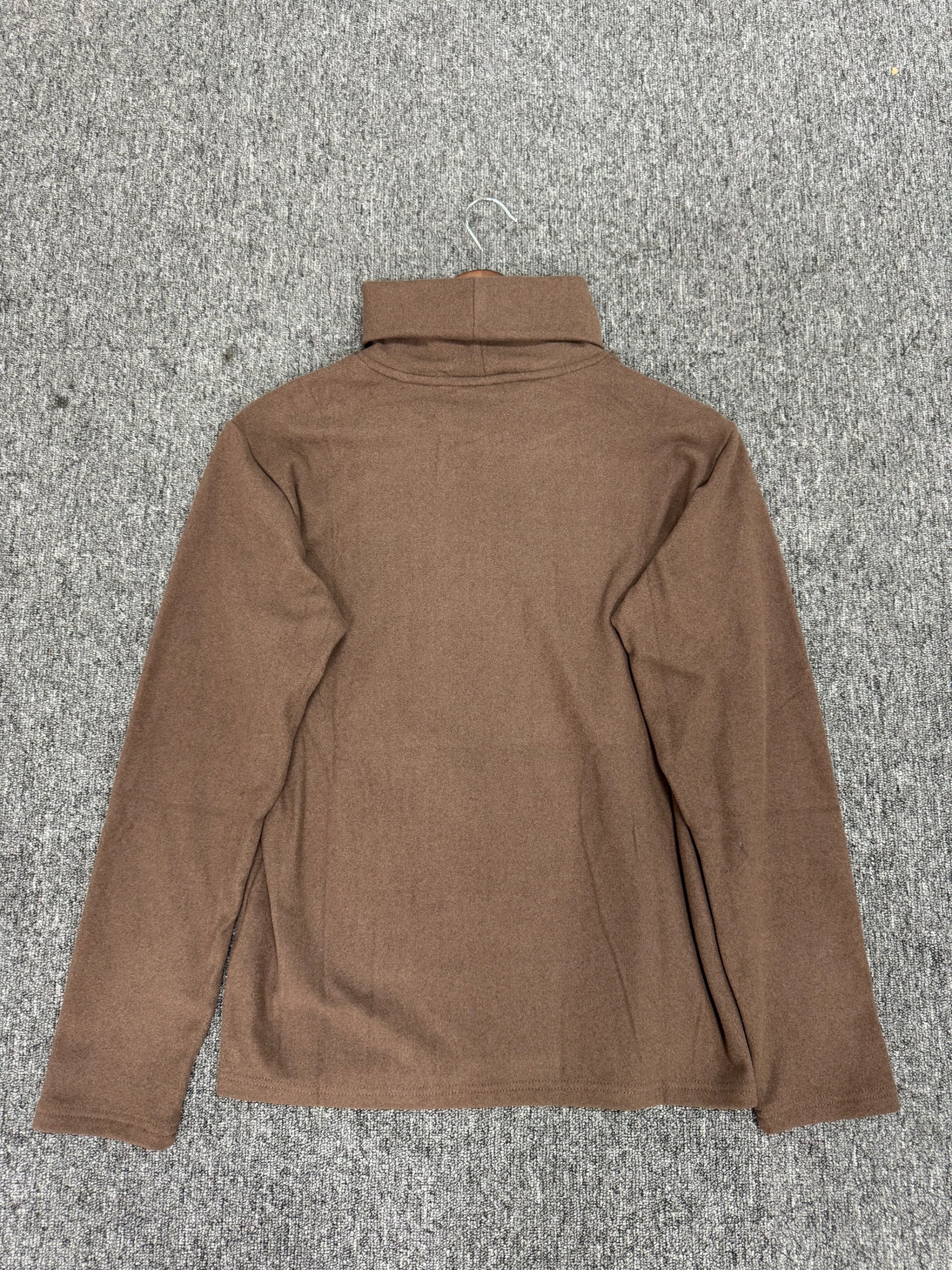 【痞老板】翻领常规款男士套衫可翻高领厚款纯色针织